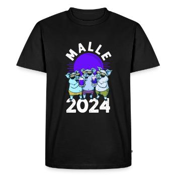 Malle 2024 Party Team Sau Mallorca - T-shirt Premium bio Homme - noir - Devant - Nico (187cm)