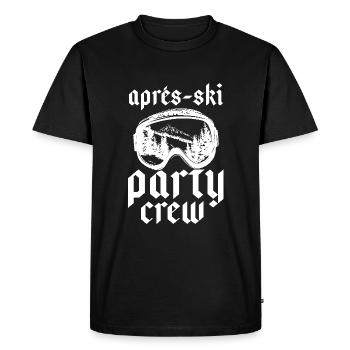 Après-ski Party Crew Lunettes de ski - T-shirt Premium bio Homme - noir - Devant - Nico (187cm)