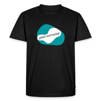 vêtements et accessoires - T-shirt Premium bio Homme - noir - Devant - Nico (187cm)