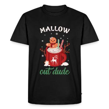 Cadeaux de Noël Noël - T-shirt Premium bio Homme - noir - Devant - Nico (187cm)