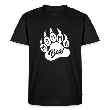 Maman Ours - Maman Ours Famille Fête des Mères Amour Animal - T-shirt Premium bio Homme - noir - Devant - Nico (187cm)