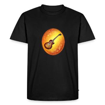 Guitare E - T-shirt Premium bio Homme - noir - Devant - Nico (187cm)
