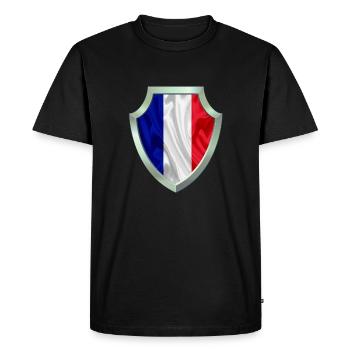 France French Paris France Europe Eiffel Tower - Men's Premium Organic T-Shirt - black - Front - Nico (187cm)