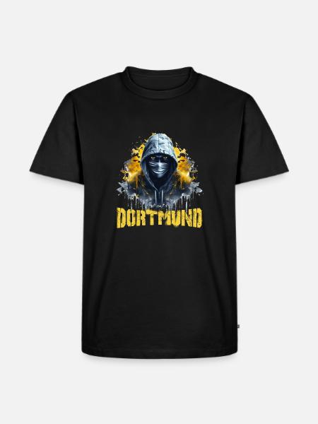 Dortmund T-Shirt for Dortmund Ultras - Men's Premium Organic T-Shirt - black
