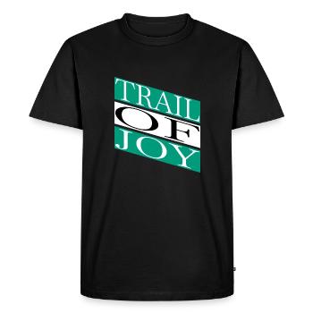 Blissful Journey Blissful Living Blissful Joy - Men's Premium Organic T-Shirt - black - Front - Nico (187cm)