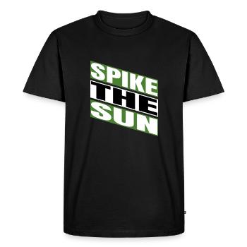 Techniques de beach-volley - T-shirt Premium bio Homme - noir - Devant - Nico (187cm)