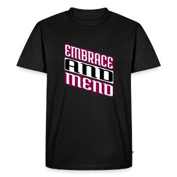 cadeau de guérison spirituelle guérison émotionnelle - T-shirt Premium bio Homme - noir - Devant - Nico (187cm)