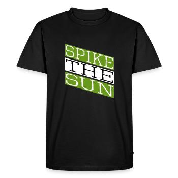 Geek Beach Volleyball Skills - Men's Premium Organic T-Shirt - black - Front - Nico (187cm)