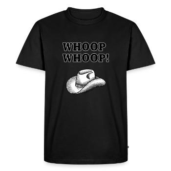 Neg Dupree - THE URBAN COWBOY! - Men's Premium Organic T-Shirt - black - Front - Nico (187cm)