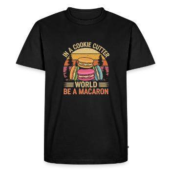 La diversité colorée au lieu de l’uniformité - T-shirt Premium bio Homme - noir - Devant - Nico (187cm)