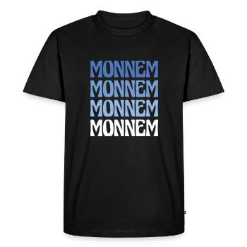 Monnem Mannheim Dialect Gift - T-shirt Premium bio Homme - noir - Devant - Nico (187cm)