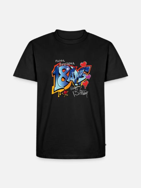 18 ans - T-shirt Premium bio Homme - noir