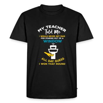 L’offre amusante du contrôleur de la circulation aérienne dit l’ATC - T-shirt Premium bio Homme - noir - Devant - Nico (187cm)