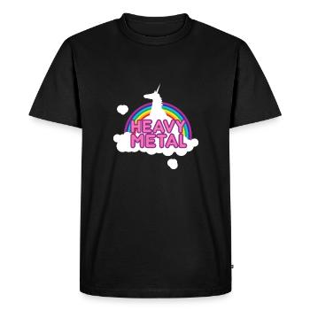 Heavy Metal - T-shirt Premium bio Homme - noir - Devant - Nico (187cm)