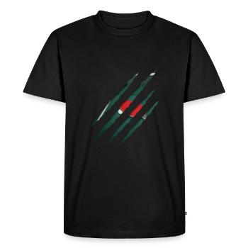 Ping-ping-lt - T-shirt Premium bio Homme - noir - Devant - Nico (187cm)