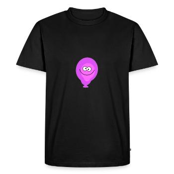 Ballons - T-shirt Premium bio Homme - noir - Devant - Nico (187cm)