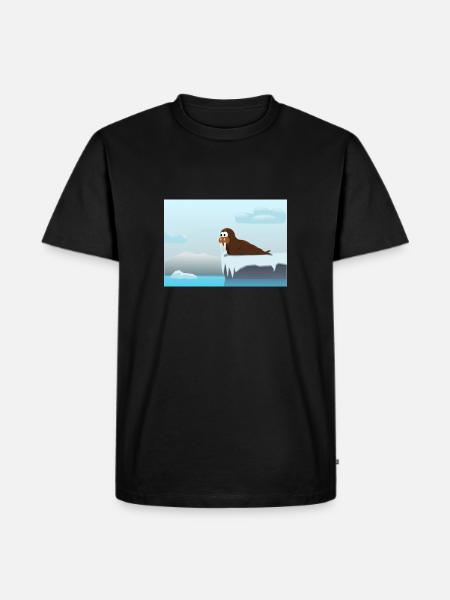 walrus - Men's Premium Organic T-Shirt - black