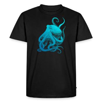 Der Kraken!!! Tauchen Taucher - Männer Premium Bio T-Shirt - Schwarz - Vorne - Nico (187cm)