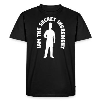 Cuisinier Chef étoilé Gastro Restaurant - T-shirt Premium bio Homme - noir - Devant - Nico (187cm)