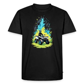 Quad & Off-Road - Men's Premium Organic T-Shirt - black - Front - Nico (187cm)