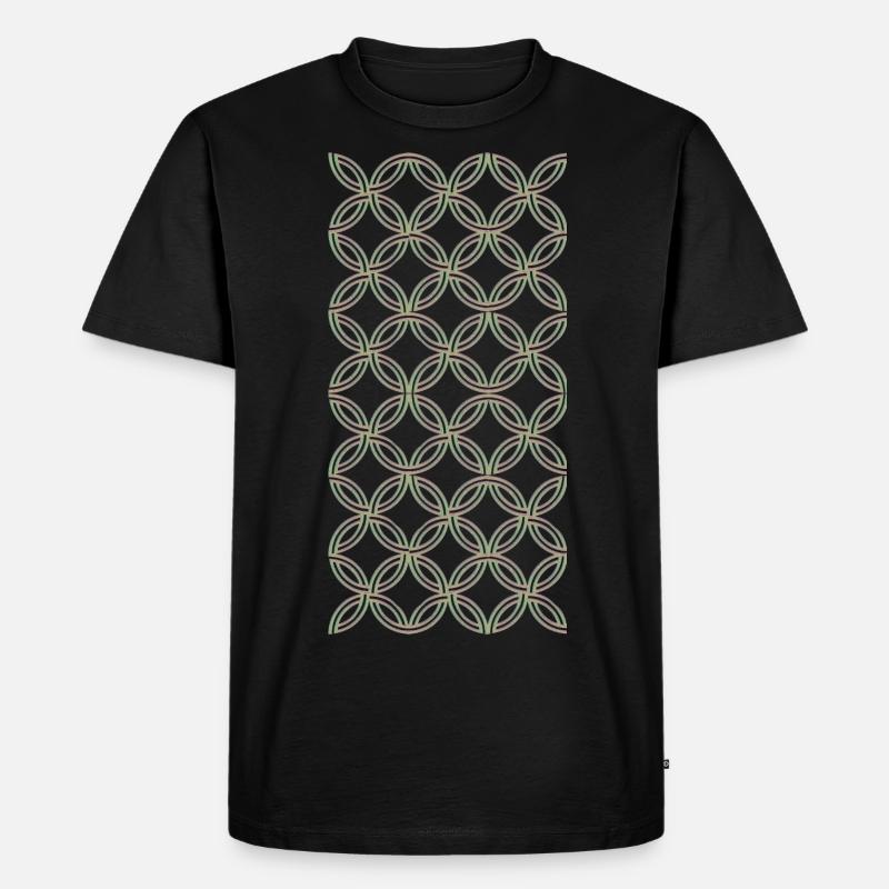 schlichter Look - Männer Premium Bio T-Shirt - Schwarz