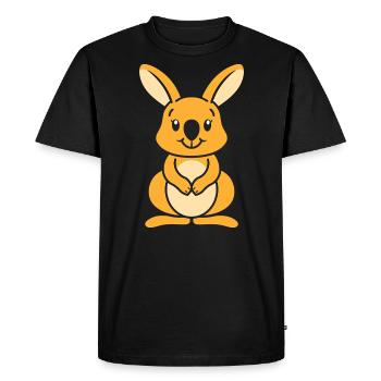 wallaby - Men's Premium Organic T-Shirt - black - Front - Nico (187cm)