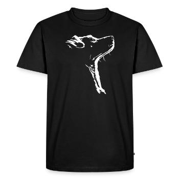 Jack Russell Terrier Dogs Silhouette Wilsigns - Men's Premium Organic T-Shirt - black - Front - Nico (187cm)