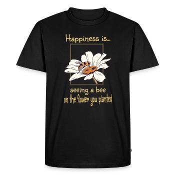 Conservation de la nature Protection de l’environnement Abeille Jardinier Jardinier Jardinier - T-shirt Premium bio Homme - noir - Devant - Nico (187cm)
