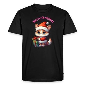 Merry Christmas - Men's Premium Organic T-Shirt - black - Front - Nico (187cm)