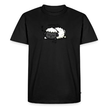 Hitting the hay - Men's Premium Organic T-Shirt - black - Front - Nico (187cm)