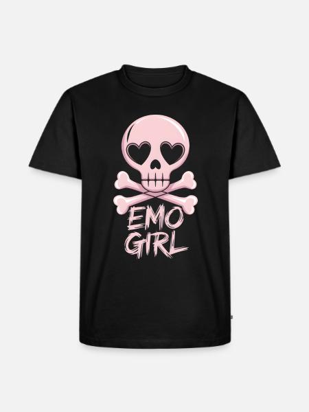 Emo Girl! - Men's Premium Organic T-Shirt - black
