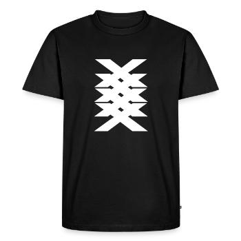 Cool xxxx art numérique - T-shirt Premium bio Homme - noir - Devant - Nico (187cm)