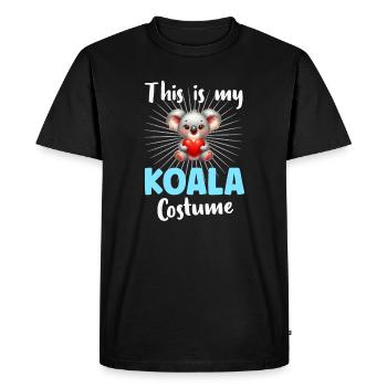 Koala Koala Bear - Men's Premium Organic T-Shirt - black - Front - Nico (187cm)