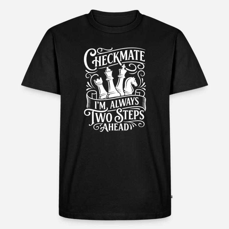 Checkmate – Always Ahead - Männer Premium Bio T-Shirt - Schwarz