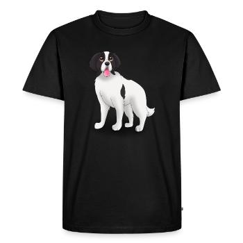 Landseer Hund - Landseer - T-shirt Premium bio Homme - noir - Devant - Nico (187cm)