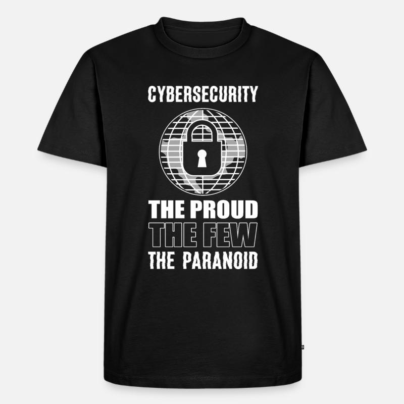 Internet-Sicherheit Codierer - Männer Premium Bio T-Shirt - Schwarz