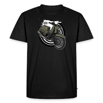 Schwalbe KR51/1 // Illustration - T-shirt Premium bio Homme - noir - Devant - Nico (187cm)