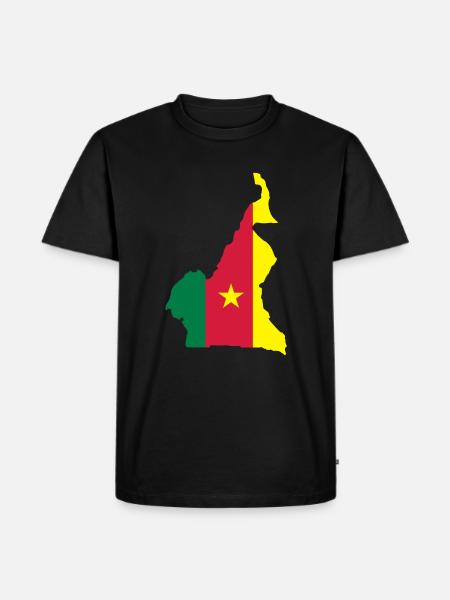 Kamerun - Männer Premium Bio T-Shirt - Schwarz