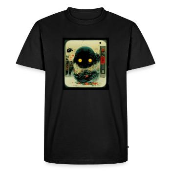 Image bizarre - T-shirt Premium bio Homme - noir - Devant - Nico (187cm)