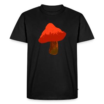Pilzsammler und Hobbykoch - Männer Premium Bio T-Shirt - Schwarz - Vorne - Nico (187cm)