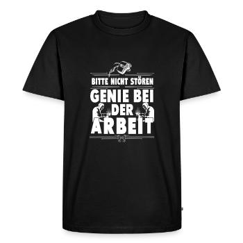 Welding - Men's Premium Organic T-Shirt - black - Front - Nico (187cm)