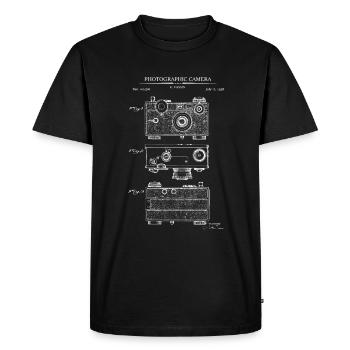 Photographer Patent Filmmaker Photography - Men's Premium Organic T-Shirt - black - Front - Nico (187cm)