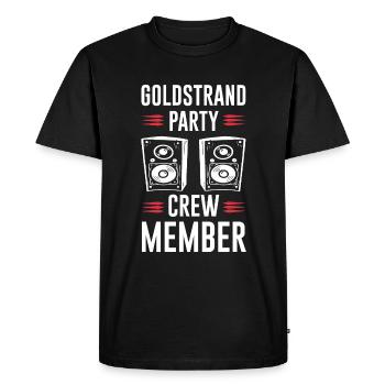 Équipe de fête Golden Sands - T-shirt Premium bio Homme - noir - Devant - Nico (187cm)
