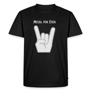 métal - T-shirt Premium bio Homme - noir - Devant - Nico (187cm)