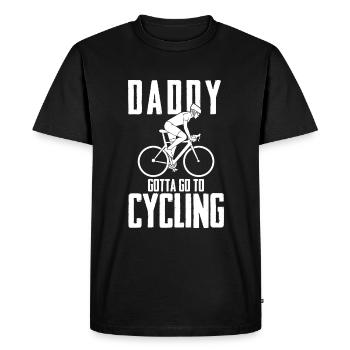 Cadeau de fête des pères pour papa pour la fête des pères - T-shirt Premium bio Homme - noir - Devant - Nico (187cm)