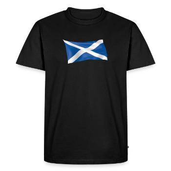 Drapeau écossais pour l’Ecosse - T-shirt Premium bio Homme - noir - Devant - Nico (187cm)
