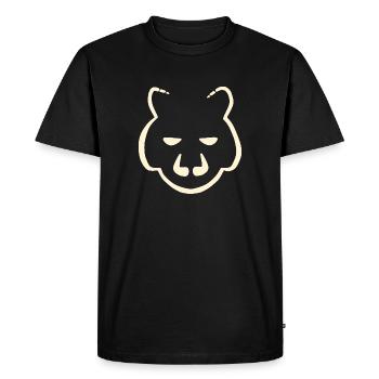 Regard de couguar - T-shirt Premium bio Homme - noir - Devant - Nico (187cm)