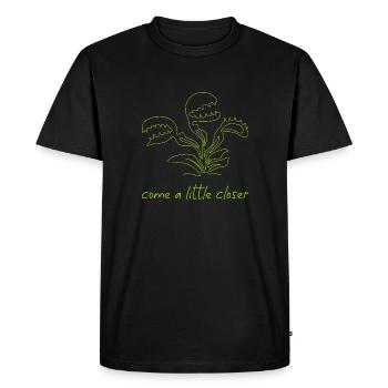 Carnivorous Plant Halloween Carnivore - Men's Premium Organic T-Shirt - black - Front - Nico (187cm)