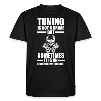 Mécanicien de voiture Tournevis tuner mécatronique de voiture - T-shirt Premium bio Homme - noir - Devant - Nico (187cm)