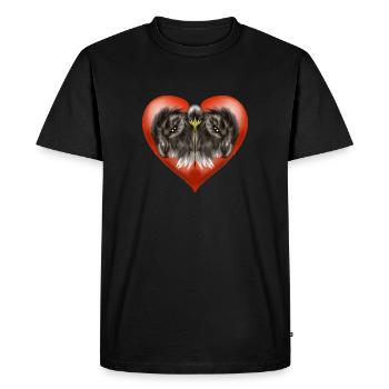 Aigle royal WikipédiaAigle royal - T-shirt Premium bio Homme - noir - Devant - Nico (187cm)